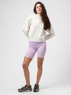 Modal Blend Panel Hoodie with Thumbholes