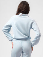 Modal Blend Collared Zip Tee Side Pockets