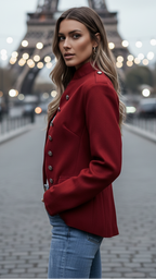 Isabelle | Casual Jacket Gold Accents - Lumina