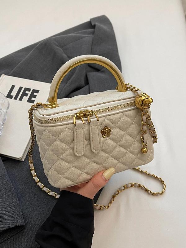 Alice | Trendy Quilted Crossbody Bag with Adjustable Strap - Lumina