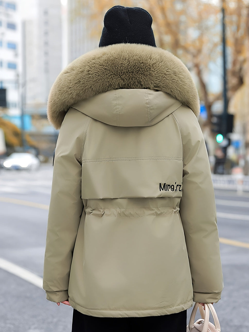 Chloe | Stylish Utility Parka Jacket with Faux-Fur Collar - Lumina