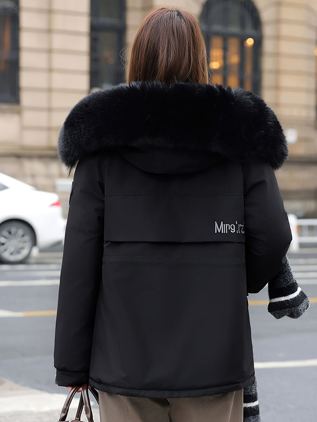 Chloe | Stylish Utility Parka Jacket with Faux-Fur Collar - Lumina