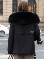 Chloe | Stylish Utility Parka Jacket with Faux-Fur Collar - Lumina