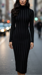 Elena | Knit Maxi Coat - Lumina