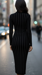 Elena | Knit Maxi Coat - Lumina