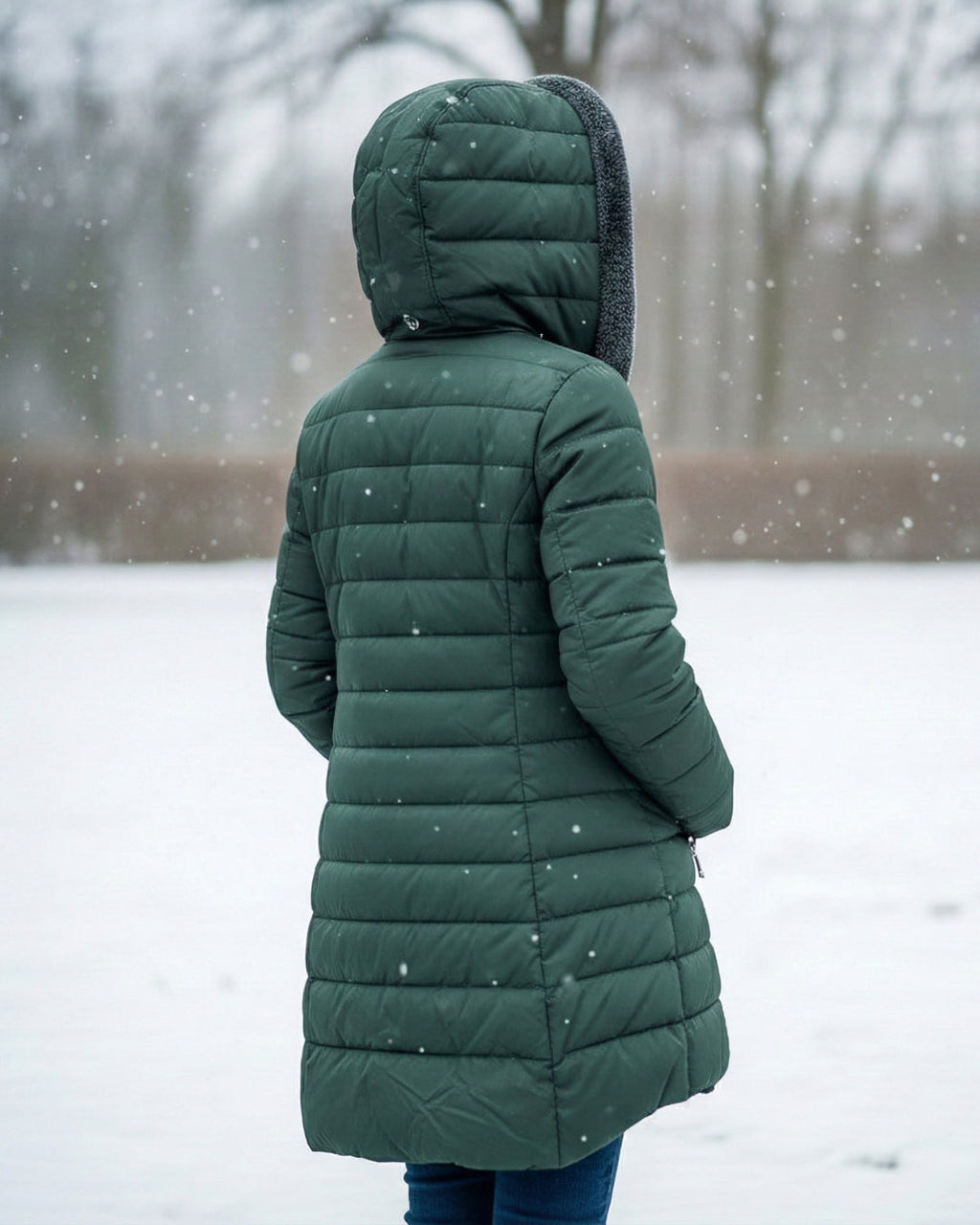 Grace | Elegant Fleece-Lined Puffer Jacket with Flattering Fit - Lumina