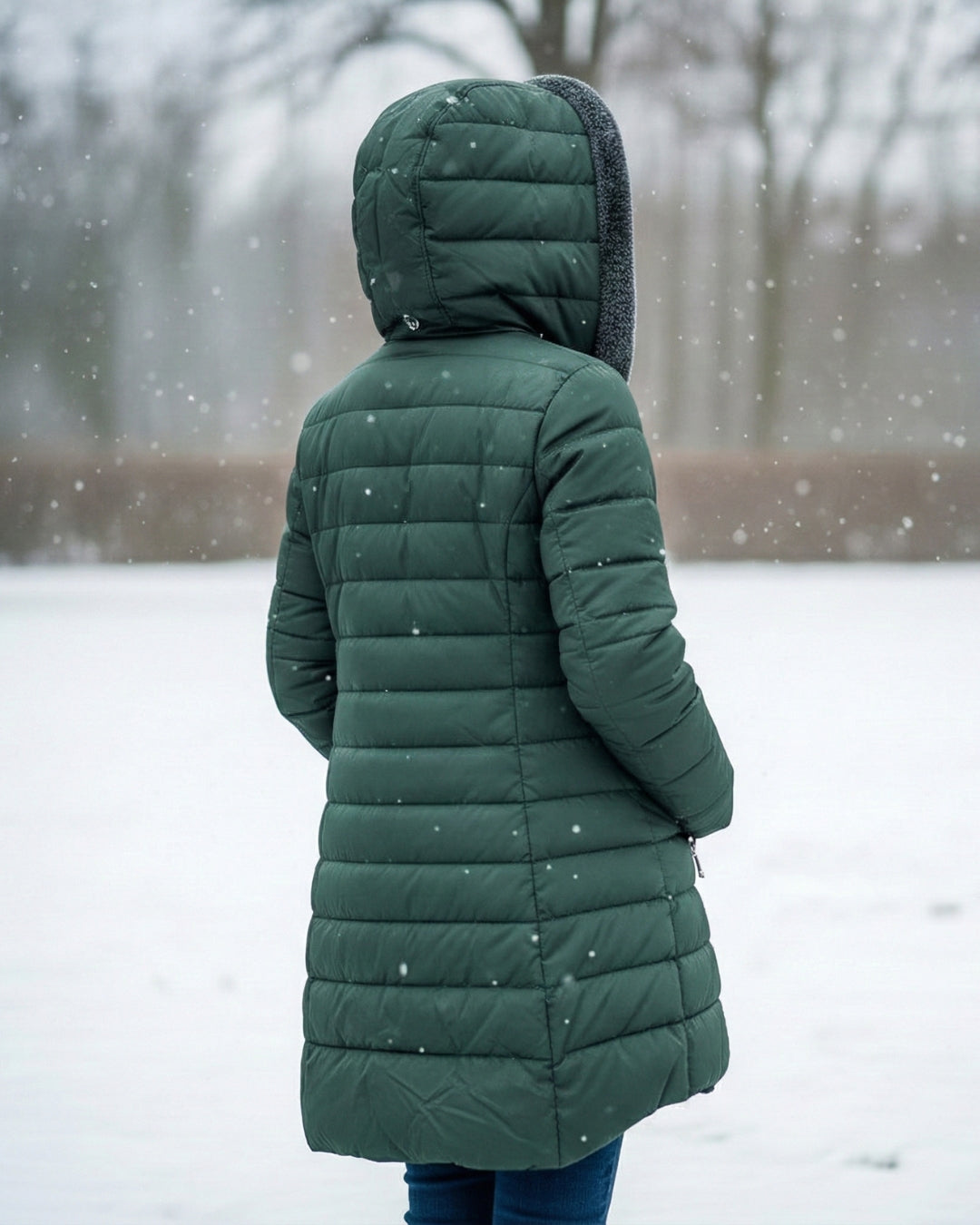 Grace | Elegant Fleece-Lined Puffer Jacket with Flattering Fit - Lumina