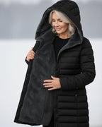Grace | Elegant Fleece-Lined Puffer Jacket with Flattering Fit - Lumina
