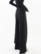 Isabella | Chic Asymmetric Wide Leg Trousers - Lumina