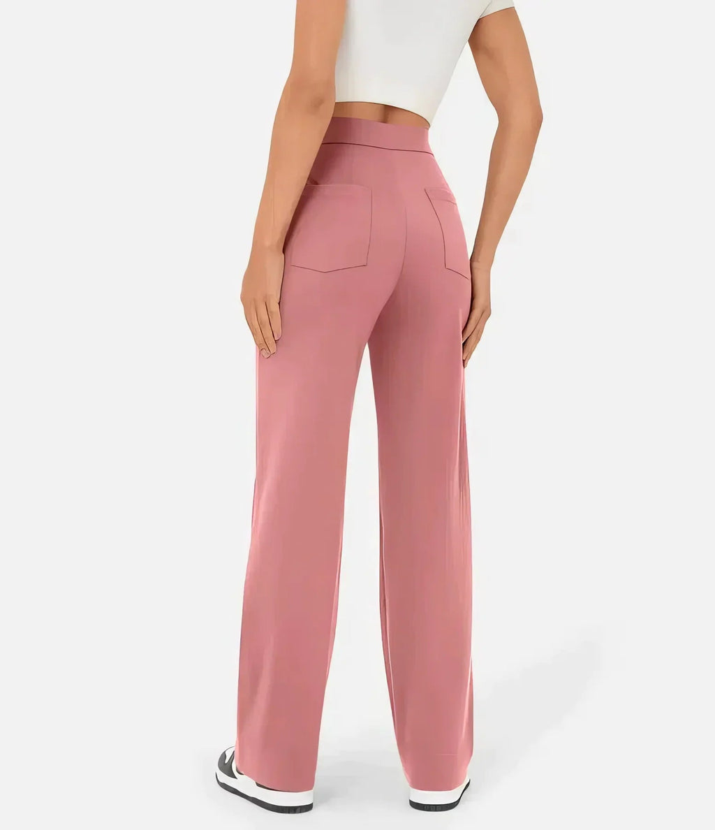 Isabella | Elegant High-Waisted Trousers with Flattering Fit - Lumina