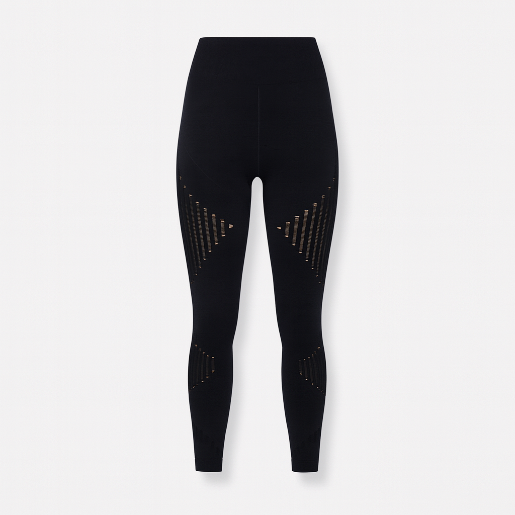 Isabella | Sculpting Black Compression Leggings for Active Lifestyle - Lumina