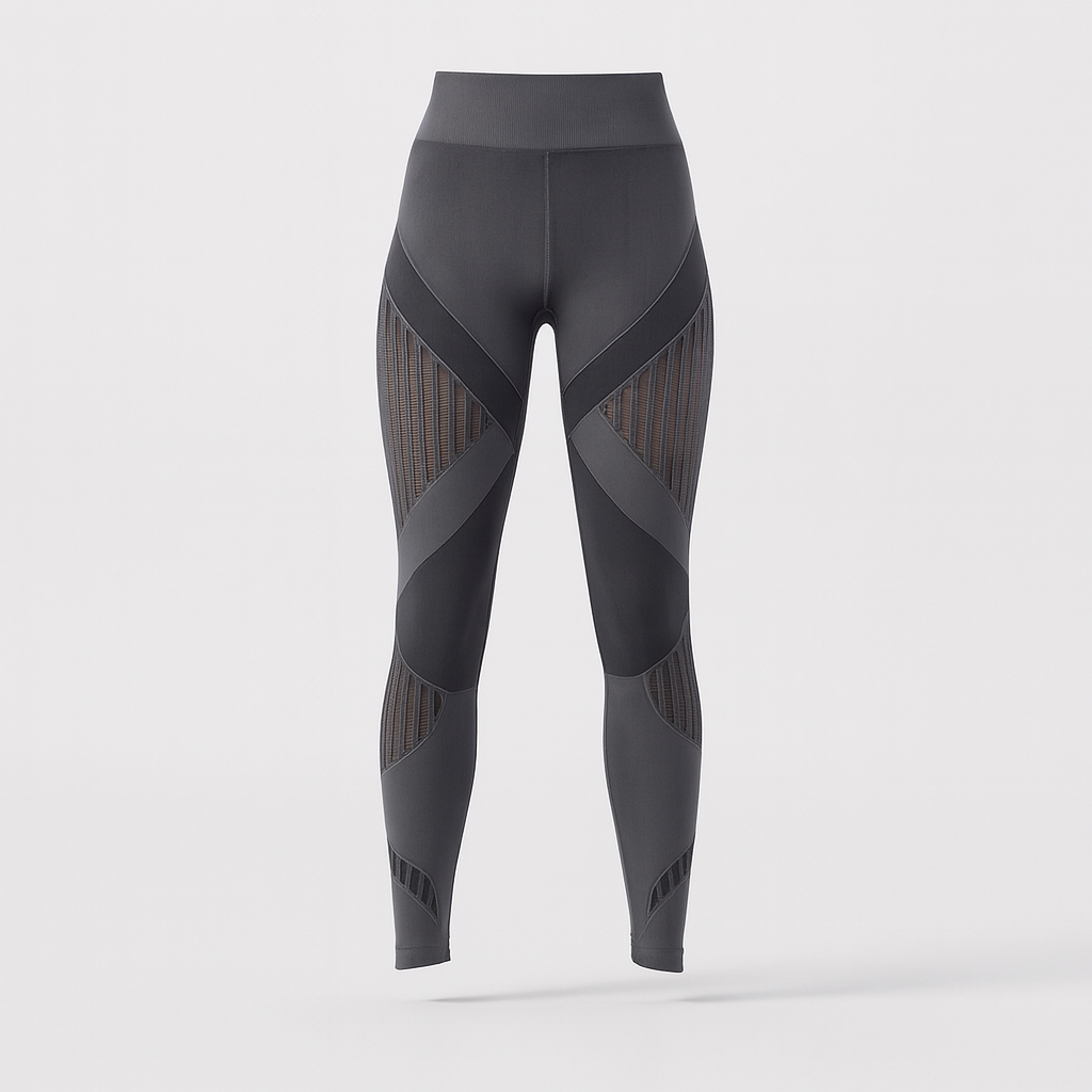 Isabella | Sculpting Black Compression Leggings for Active Lifestyle - Lumina