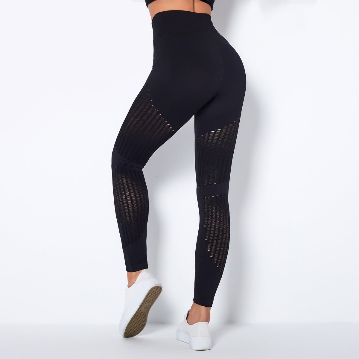 Isabella | Sculpting Black Compression Leggings for Active Lifestyle - Lumina