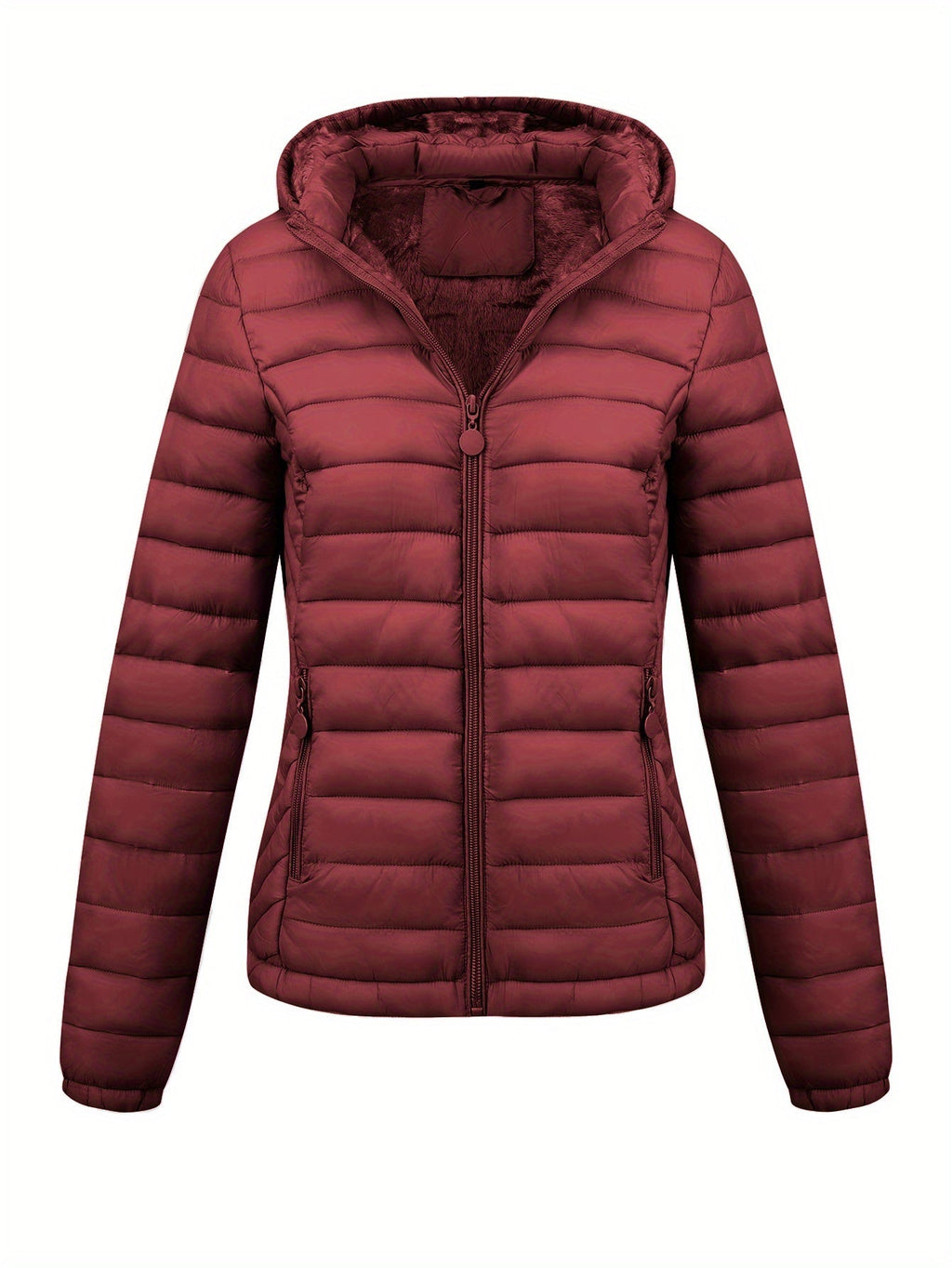 Isla | Lightweight Quilted Hooded Puffer Jacket with Fleece Lining - Lumina