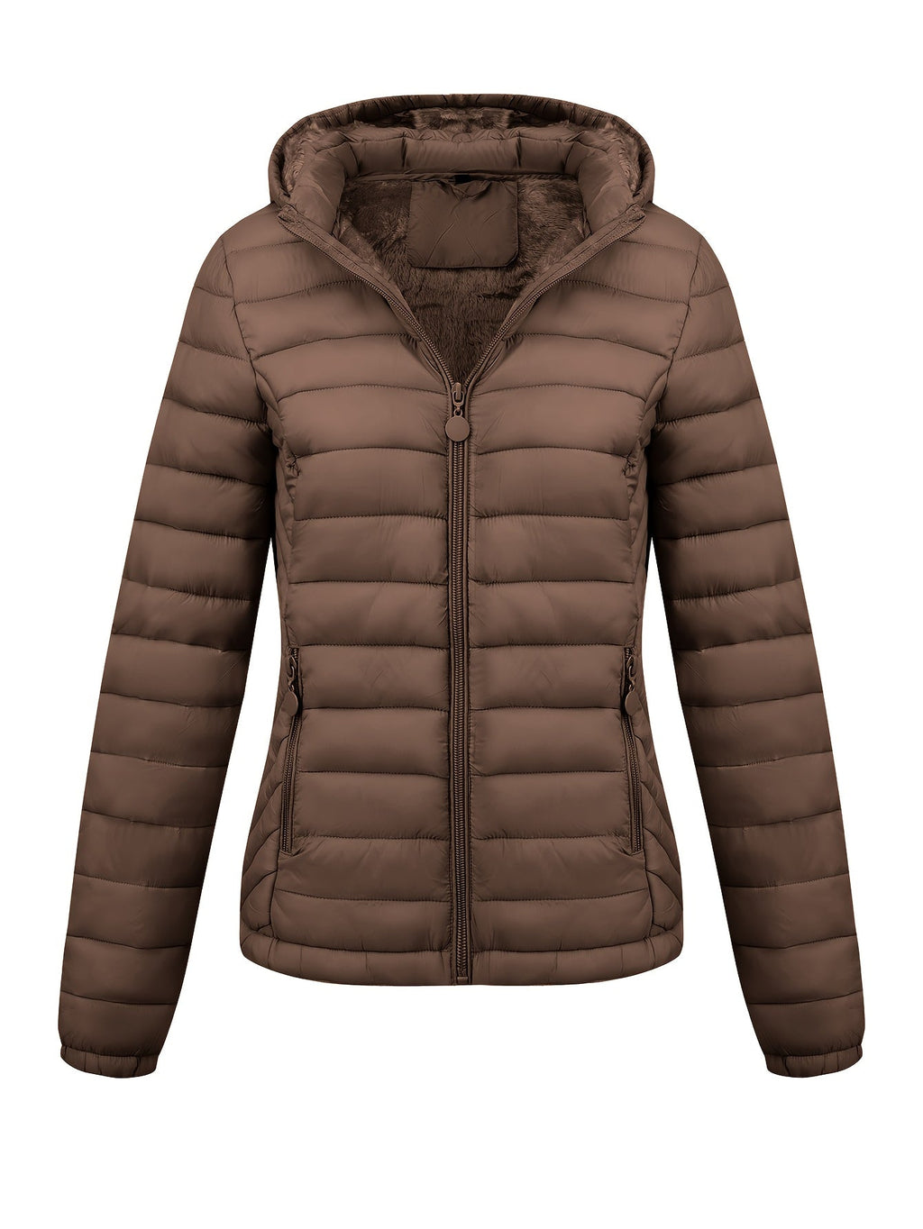 Isla | Lightweight Quilted Hooded Puffer Jacket with Fleece Lining - Lumina