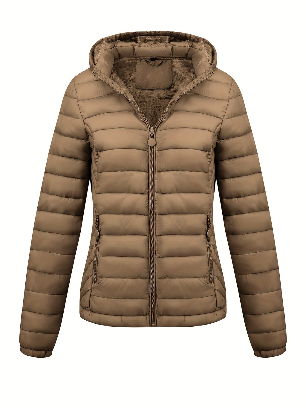 Isla | Lightweight Quilted Hooded Puffer Jacket with Fleece Lining - Lumina