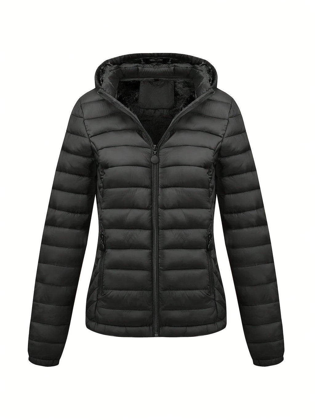 Isla | Lightweight Quilted Hooded Puffer Jacket with Fleece Lining - Lumina