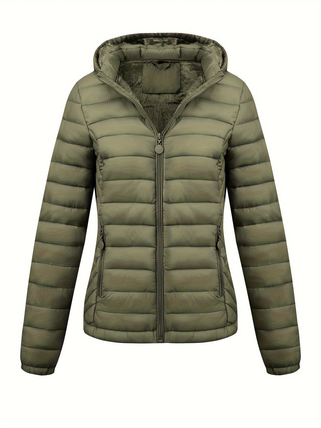 Isla | Lightweight Quilted Hooded Puffer Jacket with Fleece Lining - Lumina