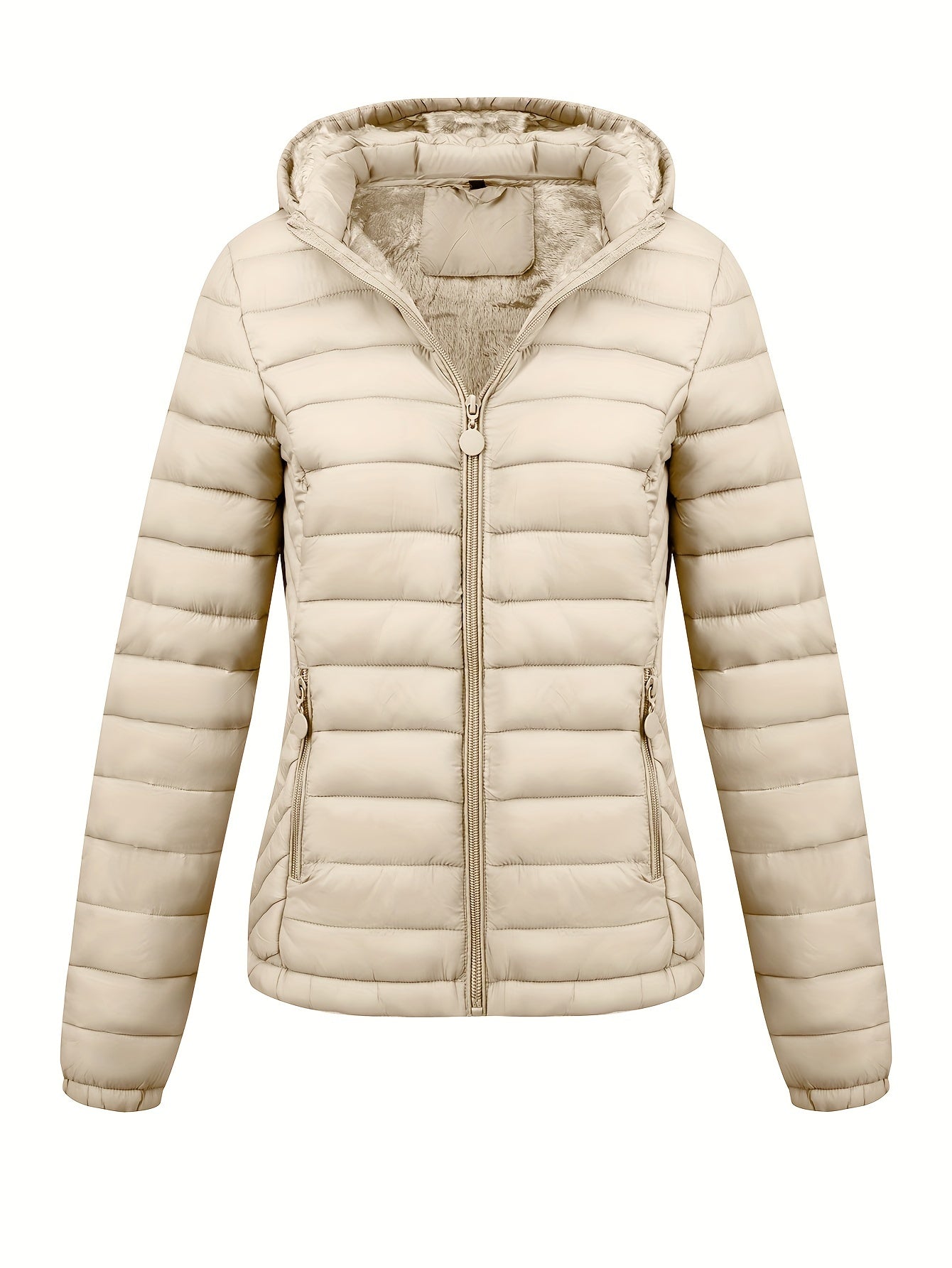 Isla | Lightweight Quilted Hooded Puffer Jacket with Fleece Lining - Lumina