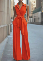 Lucienne | Sleeveless Jumpsuit - Lumina
