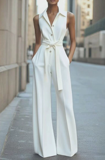 Lucienne | Sleeveless Jumpsuit - Lumina