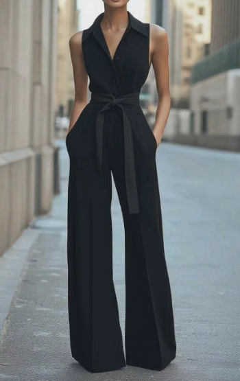Lucienne | Sleeveless Jumpsuit - Lumina