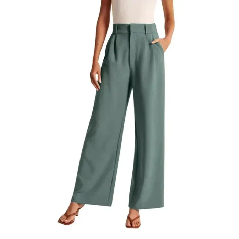 Marieke | Chic High-Waisted Wide-Leg Trousers - Lumina