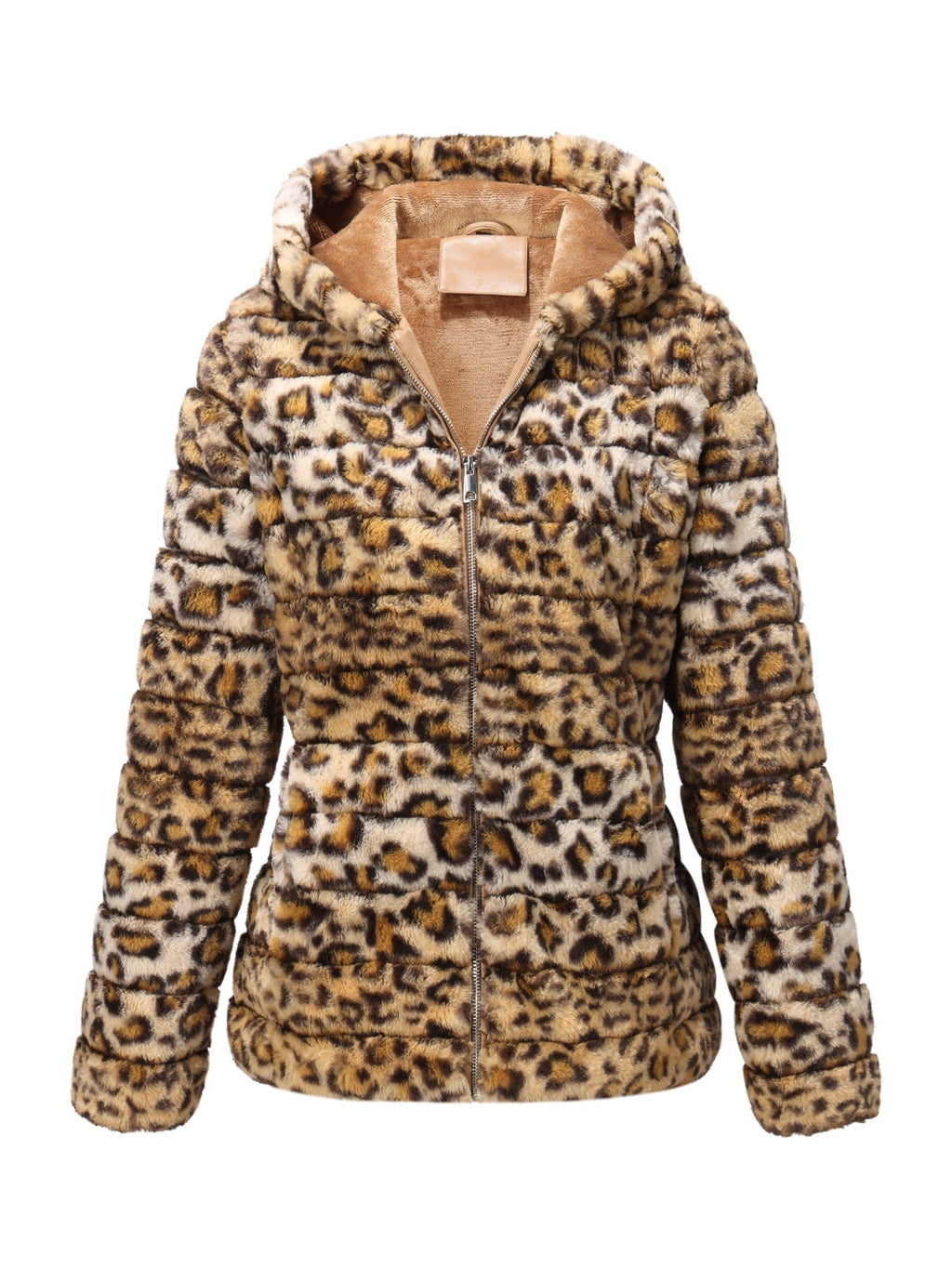Poppy | Cozy Plush Teddy Jacket with Zip Closure - Lumina