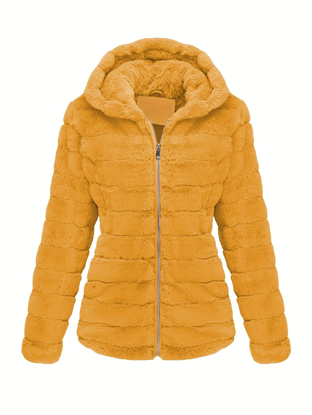 Poppy | Cozy Plush Teddy Jacket with Zip Closure - Lumina