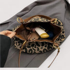 Victoria | Bold Leopard Print Canvas Shopping Bag - Lumina