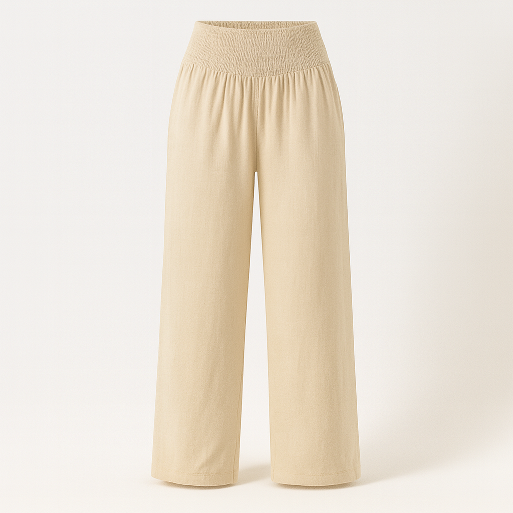 Victoria | Chic Lightweight Wide-Leg Trousers for Effortless Summer Style - Lumina