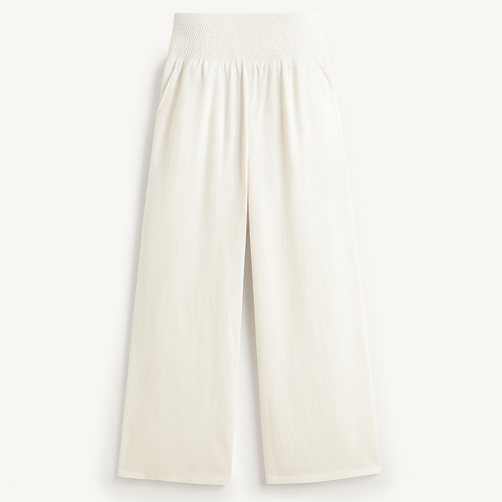 Victoria | Chic Lightweight Wide-Leg Trousers for Effortless Summer Style - Lumina