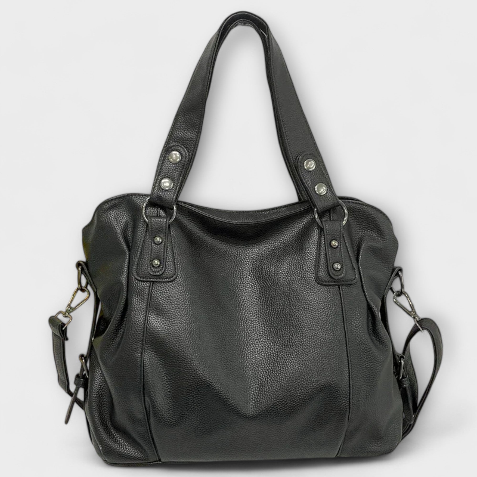Victoria | Chic Structured Hobo Shoulder Bag with Dual Straps - Lumina