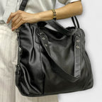 Victoria | Chic Structured Hobo Shoulder Bag with Dual Straps - Lumina