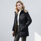 Victoria | Cozy Sherpa-Collar Hooded Puffer Coat - Lumina