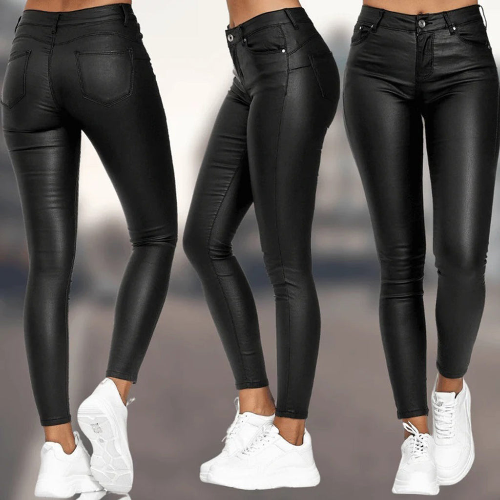 Victoria | Elegant Black Trousers with Comfortable Fit - Lumina