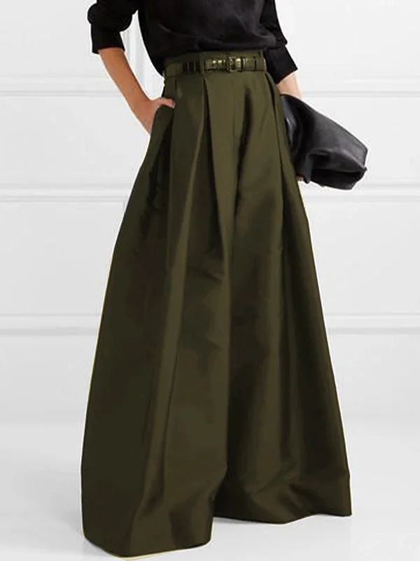 Victoria | Elegant High-Waisted Pleated Trousers - Lumina