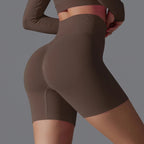 Victoria | Seamless High-Waisted Training Shorts - Lumina
