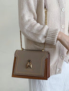 Victoria | Structured Elegant Chain Bag with Chic Detailing - Lumina