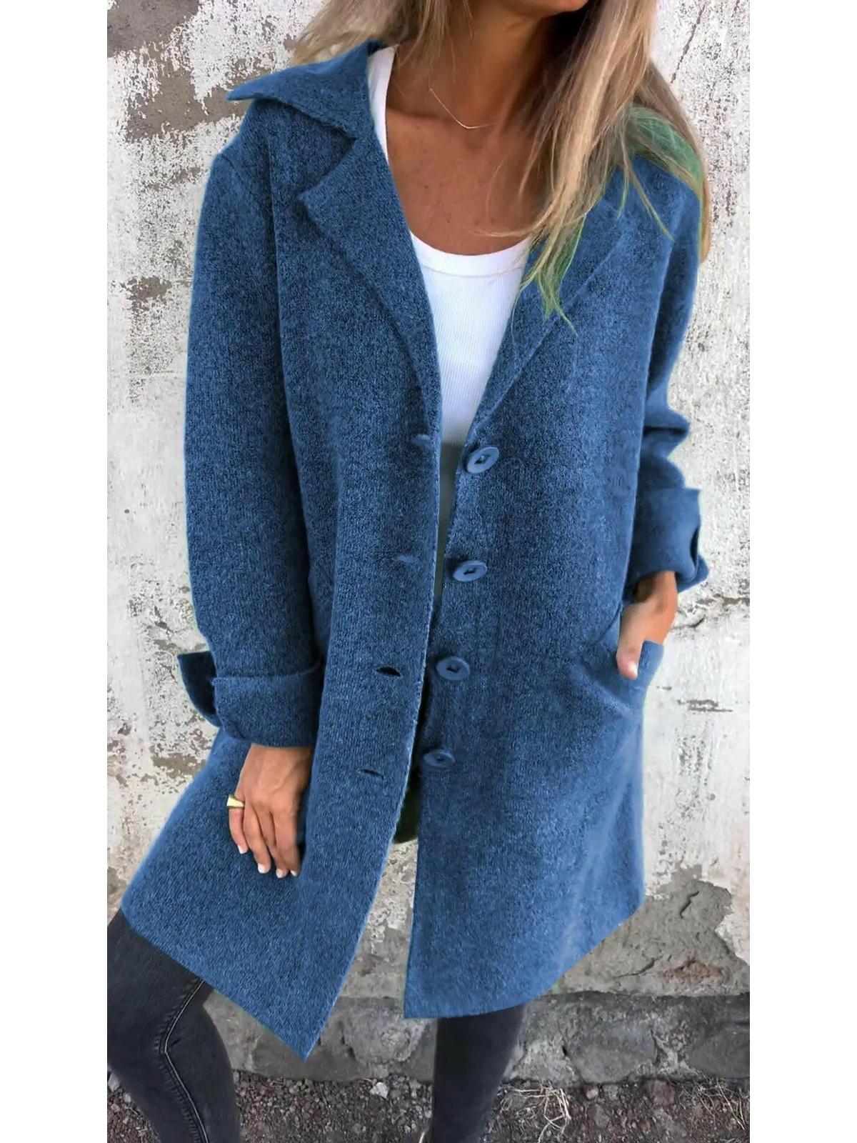 Ada™ | Stylish Long Knit Coat