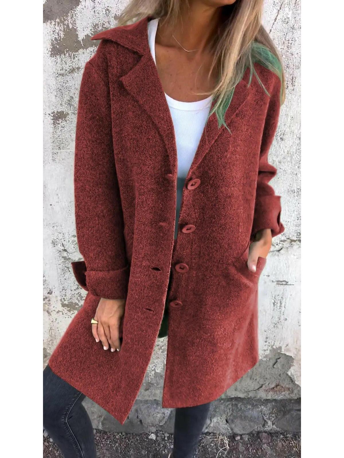 Ada™ | Stylish Long Knit Coat