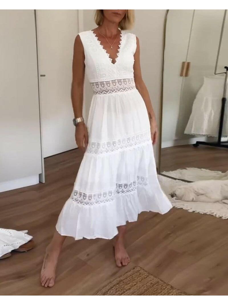 Alexa™ - Lace V-Neck Cami Dress