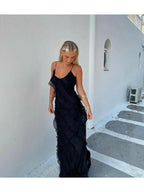 Aliza | Ruffled Maxi Dress