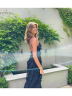 Aliza | Ruffled Maxi Dress