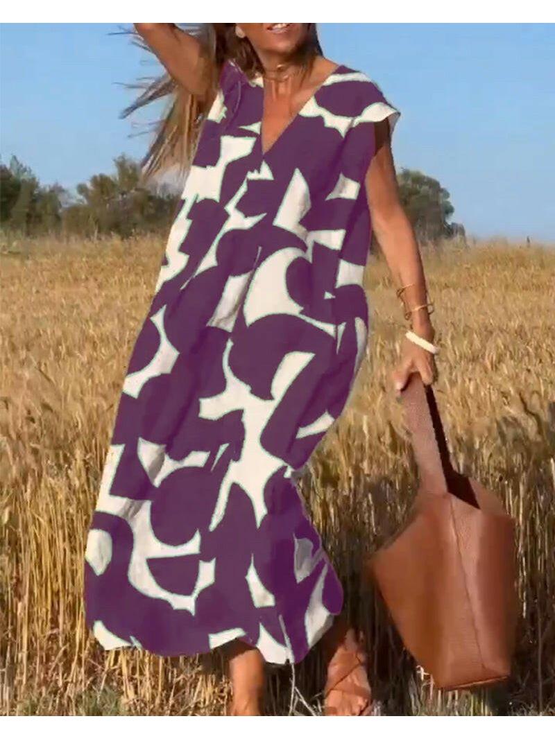 Alvina™ - Relaxed Abstract Dress