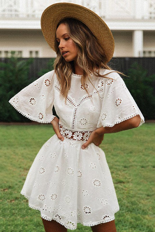 Arabella Celestine | Eyelet Dress - Lumina