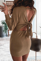 Aria | Knitted Sweater Dress Mini - Lumina