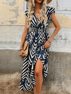 Aurelia | Sleeveless V-Neck Dress - Lumina