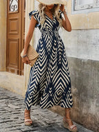 Aurelia | Sleeveless V-Neck Dress - Lumina