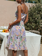 Ava | Pleated Mini Dress Spaghetti Straps - Lumina